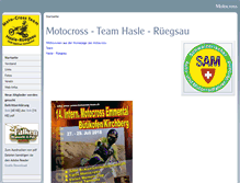 Tablet Screenshot of motocross-team.ch
